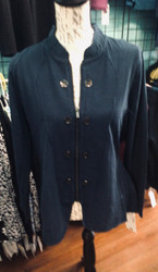 Jacket, Military Short Black  LuLu B