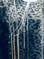 Necklace, Lariat Gold 47”