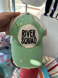 Baseball Trucker Cap, River Squad Mint USA Made