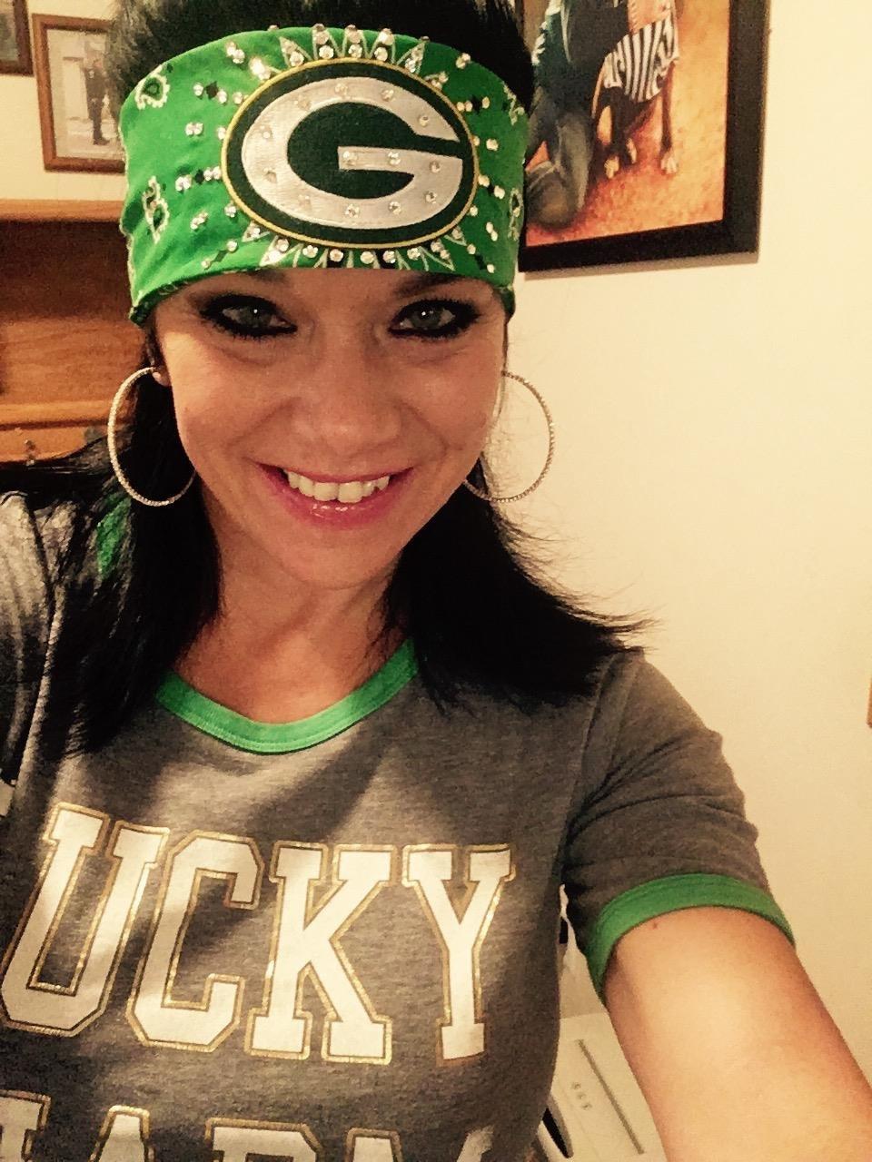 green bay packer bandana