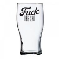 Glass, Beer 20oz Fuck This Shit Boxed