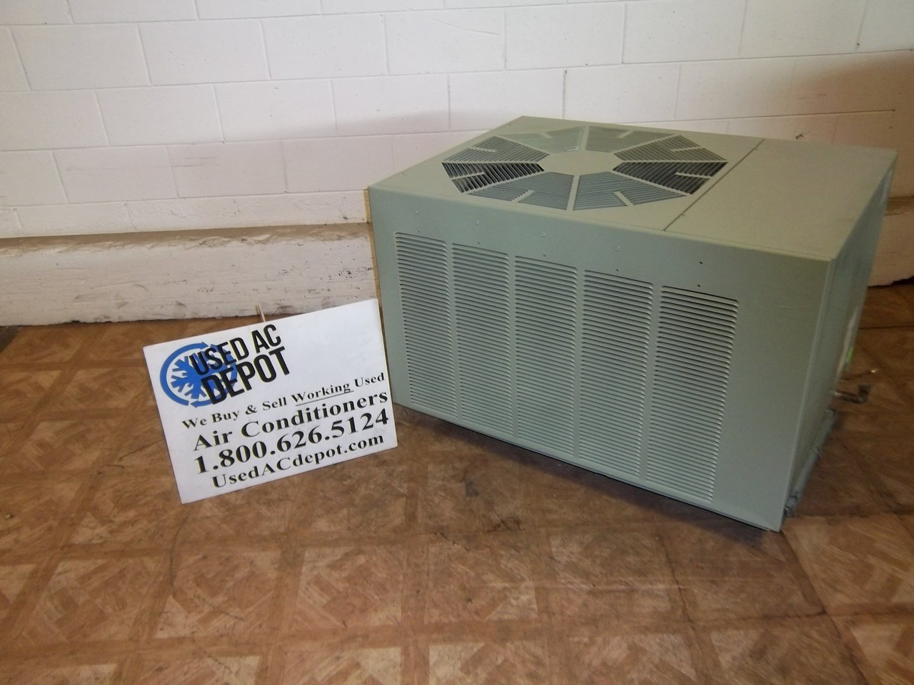 Used AC Depot Refurbished, Certified Condenser RHEEM RPMC-048JAZ 1W Rheem Air Conditioner Model Raka 048jaz