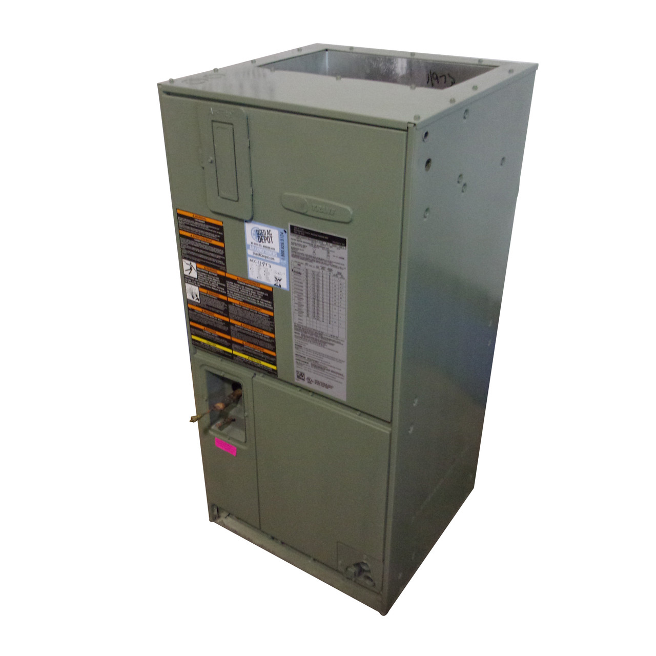 Shop TRANE Used Central AC Air Handler 4TEH3F36B1000AB ACC-11973