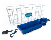 BUNDLE: Premium Wire Walker Basket Kit with 2 Swivel Walker Hooks