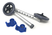 Universal 5" Walker Wheel Kit with Heavy Duty Ski Glides - All Colors
