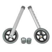 Walker Wheels: 5 Inch Universal Sport Wheels and Durable Walker Glide Caps