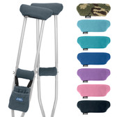 BUNDLE: Get Well Soon Gift Set - Universal Crutch Underarm Pad + Hand Grip Covers  + Mini Pouch - All Colors