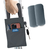 Crutch Comfort Pouch Bag with Foam Hand Grip Pads