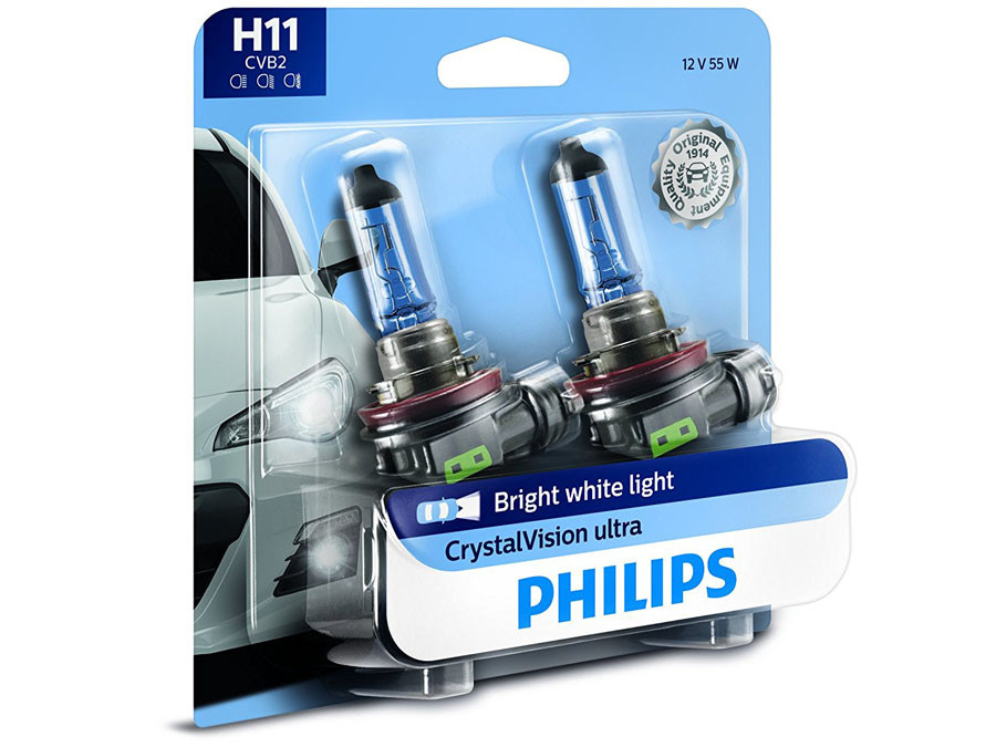 Enclosed package of Philips Crystal Vision H11