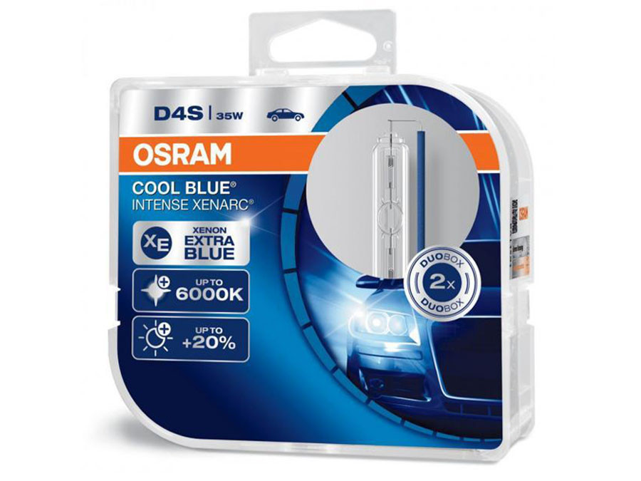 Dual package of Osram Cool Blue Intense 6000K D4S