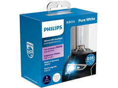 Dual package of PHILIPS Ultinon HID Bulbs 6000K 42403WXX2 D3S