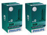 Set of Philips X-treme Vision +150% HID Xenon headlight bulbs 85126XV2C1 D2R