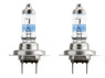 Two bulbs of Philips Racing Vision halogen bulbs 12972RVS2 H7
