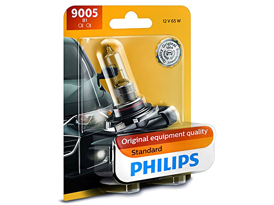Single package of Philips Standard Halogen bulb 9005B1 9005