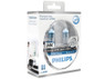 Dual package of Philips White Vision halogen bulbs 12342WHVSM H4/9003/HB2