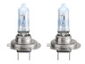 Two bulbs of Philips White Vision halogen bulbs 12258WHVSM H7