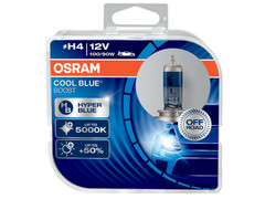 Dual package of Osram Cool Blue Boost halogen bulbs 5000K 62193CBB-HCB h4/9003/HB2