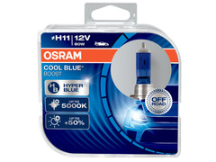 Dual package of Osram Cool Blue Boost halogen bulbs 5000K 64211CBB-HCB H11