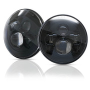 LPF 7” inch Round LED Headlight Hi/Low Headlight Ver.1 for JEEP Wrangler CJ LJ TJ JK & Hummer H1 H2 (Pack of 2) 