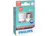 Enclosed package of Philips Ultinon LED Red Interior/Exterior bulbs 1156