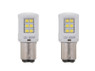 Two led bulbs of Philips Ultinon LED White Interior/Exterior bulbs 1157