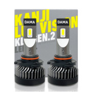 Dama 9006 HB4 Kanji Lux Vision Gen2 KLV Reflector Type LED Bulbs 6000K DAKLV29006R | Pack of 2