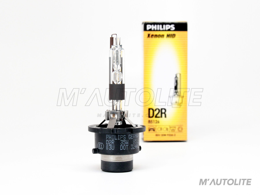D2R - PHILIPS OEM 4300K 85126 HID headlight bulb (Pack of 1) (PH-D2R-4K)