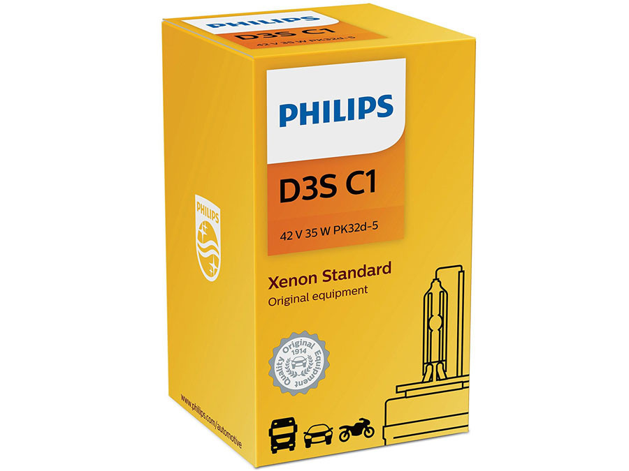 Enclosed package of Philips Xenon HID Standard OEM 4300K 42302C1 D3S
