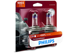 Enclosed package of Philips X-treme Vision +100% H4/9003/HB2