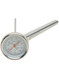 Round Stainless Steel Meat Thermometer with Handle 2 inch Round Hokco Handle