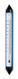 Analog Garden Thermometer Aluminum Electric Blue 18 inch Hokco