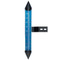 Outdoor Window Frame Anodized Aluminum Thermometer Electric Blue Hokco