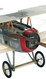 Spad Transparent Model Plane by Authentic Models AP413T