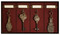 Authentic Models Grand Hotel Key Rack KC000