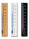 Wall Thermometer Beechwood Natural Black White Finish Hokco