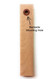 Hokco Wall Thermometer Beechwood Natural Black White Finish Backside