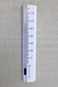 Hokco Wall Thermometer Beechwood Natural Black White Finish Front