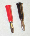 Banana Plug - Red and Black - 8160, 8161