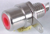 8071 - RCA - Metal Chassis Socket Red