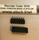 5518 - Dual Positive-Edge- Flip-Flop