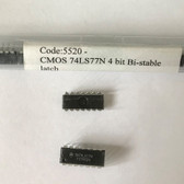 5520 - CMOS 74LS77n 4 bit Bi-stable Latch