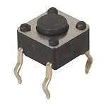 7216 - PCB Mount Tact Switch - 0.7mm Actuator - 6mm x 6mm Square