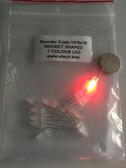1078X10-ROCKET SHAPED 7 COLOUR LED