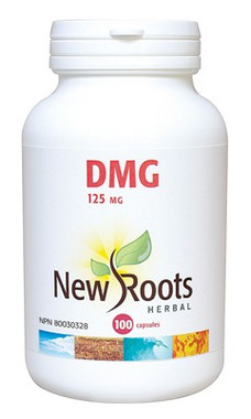 New Roots DMG 125 mg, 100 Capsules | NutriFarm.ca