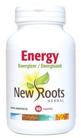 New Roots Energy, 90 Capsules | NutriFarm.ca