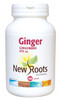 New Roots Ginger 475 mg, 100 Capsules | NutriFarm.ca