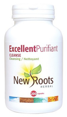 New Roots Excellent Purifiant Cleanse, 200 Capsules | NutriFarm.ca
