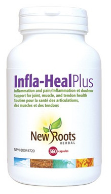 New Roots Infla-Heal Plus, 360 Capsules | NutriFarm.ca