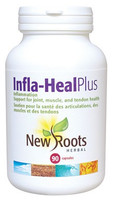 New Roots Infla-Heal Plus, 90 Capsules | NutriFarm.ca