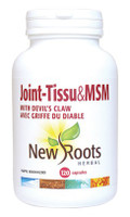 New Roots Joint-Tissu & MSM 900 mg, 120 Capsules | NutriFarm.ca